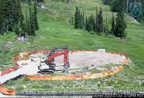 Mt Hood Meadows Webcam Showing Current Snow Conditions