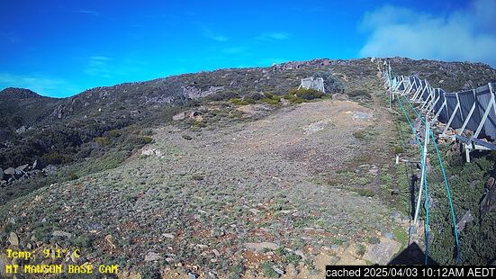 Live Snow webcam for Mount Mawson