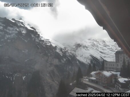 Live Snow webcam for Mürren