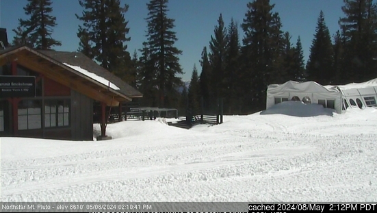 Northstar at Tahoe webcam hoje à hora de almoço