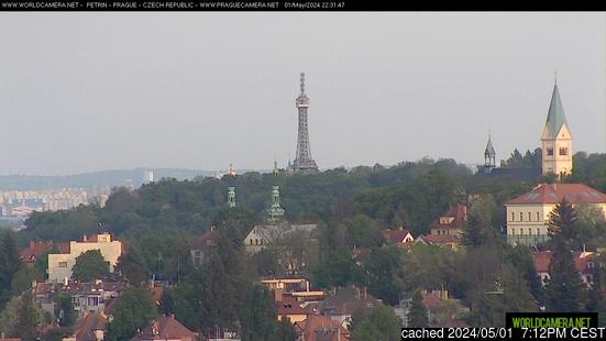 Live webcam para Praha - Petřín se disponível