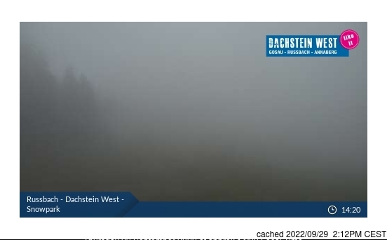 Rußbach webcam às 14h de ontem
