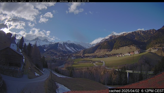 "Живая" трансляция из Sedrun Oberalp, где доступна