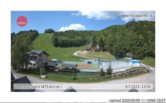Čachovo - Selce webcam hoje à hora de almoço