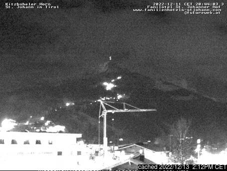 St Johann In Tirol Webcam Showing Current Snow Conditions