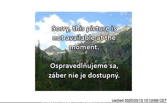 Starý Smokovec webkamera ze včerejška ve 14 hod.