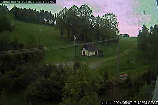 Suchá Rudná - Andělská hora (Annaberg) için canlı kar webcam