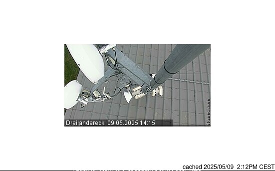 Dreilaendereck webcam às 14h de ontem