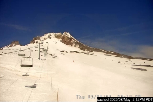 Timberline webcam alle 2 di ieri sera