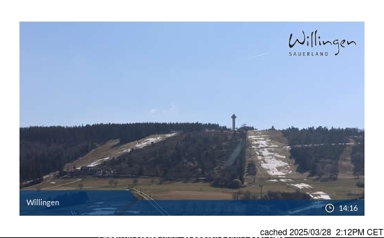 Willingen Upland Webcam Showing Current Snow Conditions