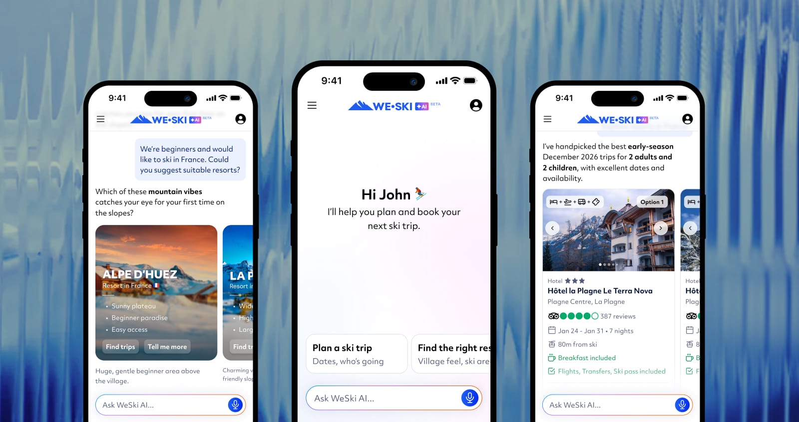 WeSki.ai предлагает простой в использовании опыт