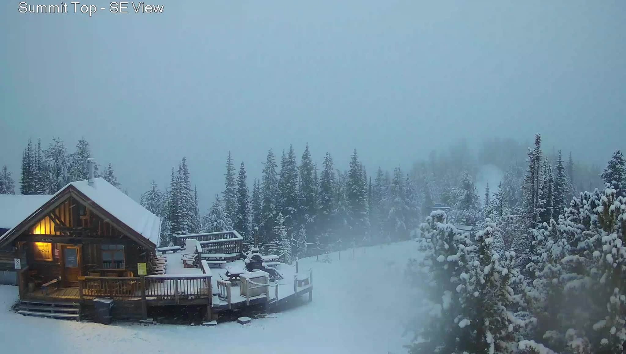 Summer Snowfall In Canada