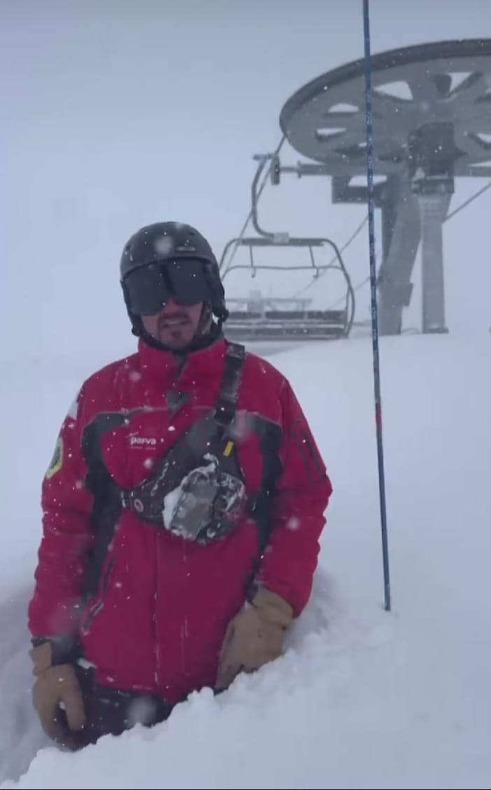 Upto 1m/40" Snowfall in the Andes