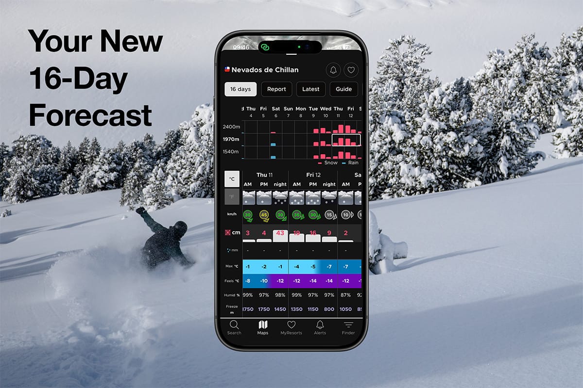 Upgrade Your Winter: Our New 16-day Forecasts Are Ready For Start of Southern Hemisphere Ski Season*