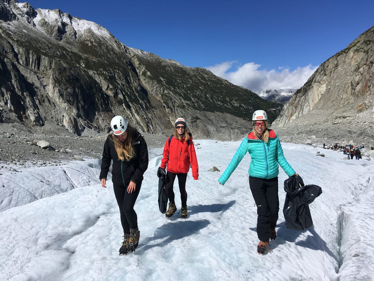 British Consulate and Leading Tour Op Join Forces in Chamonix Glacier Clean Up