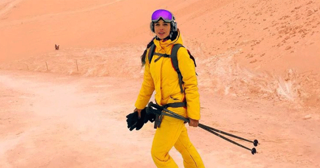 Ski Slopes Turn Orange in Eastern Europe