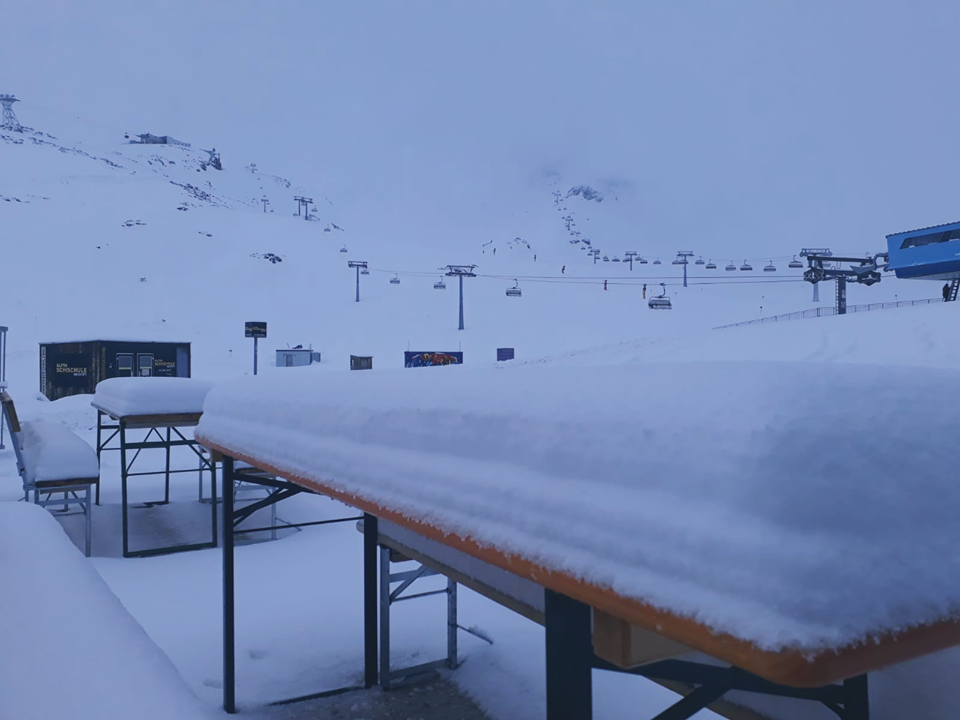 Mid-May Snowfall in the Alps