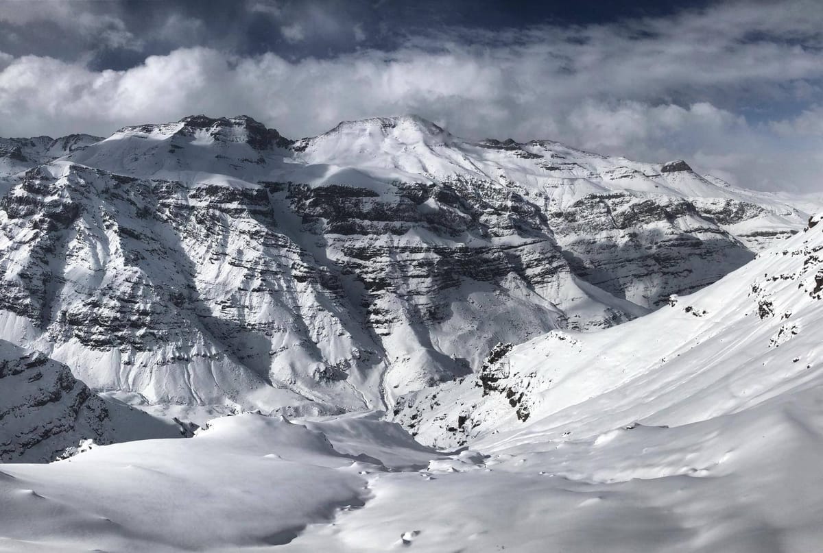 Big Snowfalls in the Andes