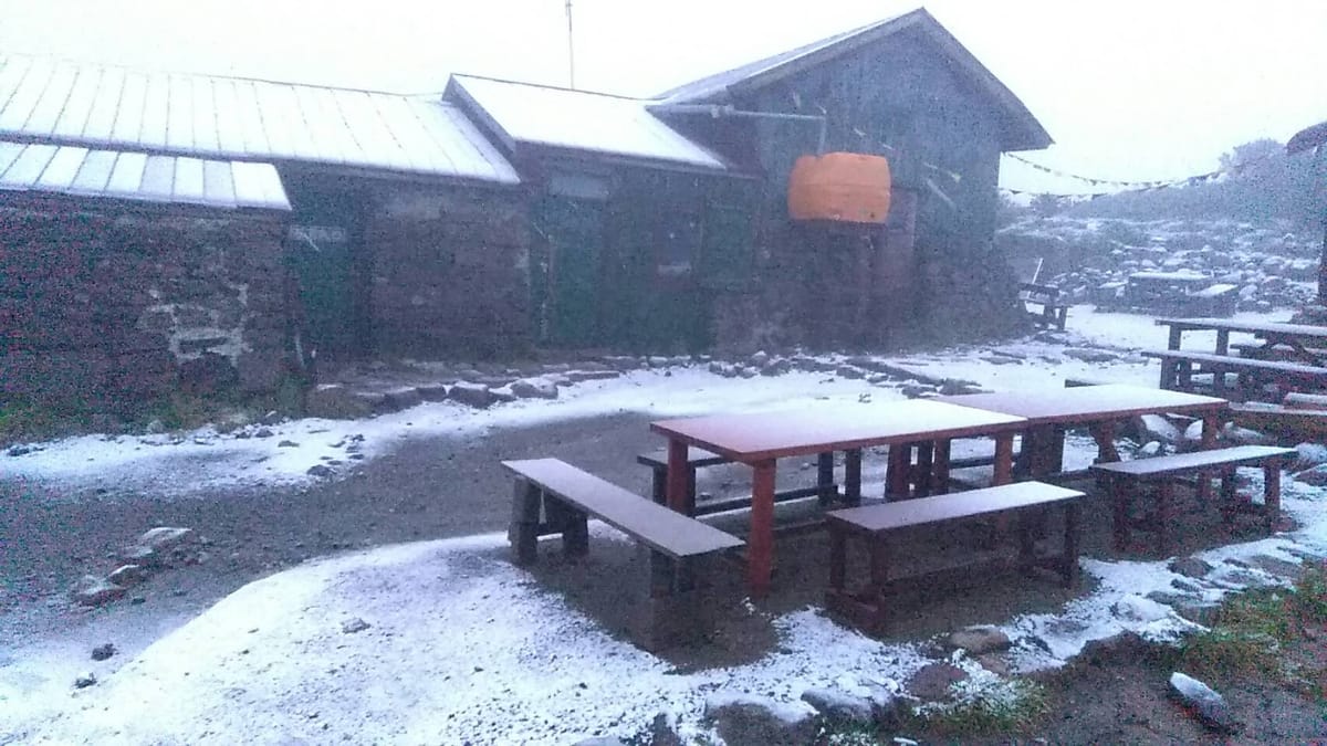 Earliest Snowfall Since Records Began at Ski Resort in Japan