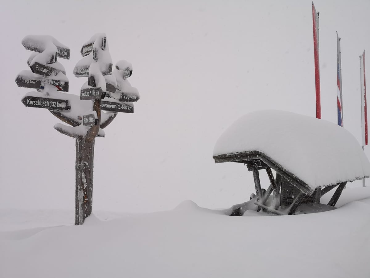 Snowfall in Austria and the Eastern Alps Gets Ever More Epic