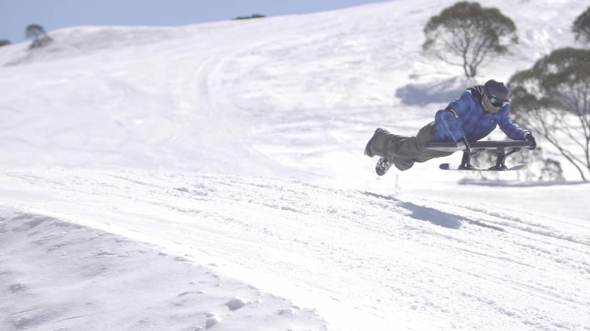 Australian Brothers Launch Kickstarter Campaign to Build ‘Bodyboard for Snow’