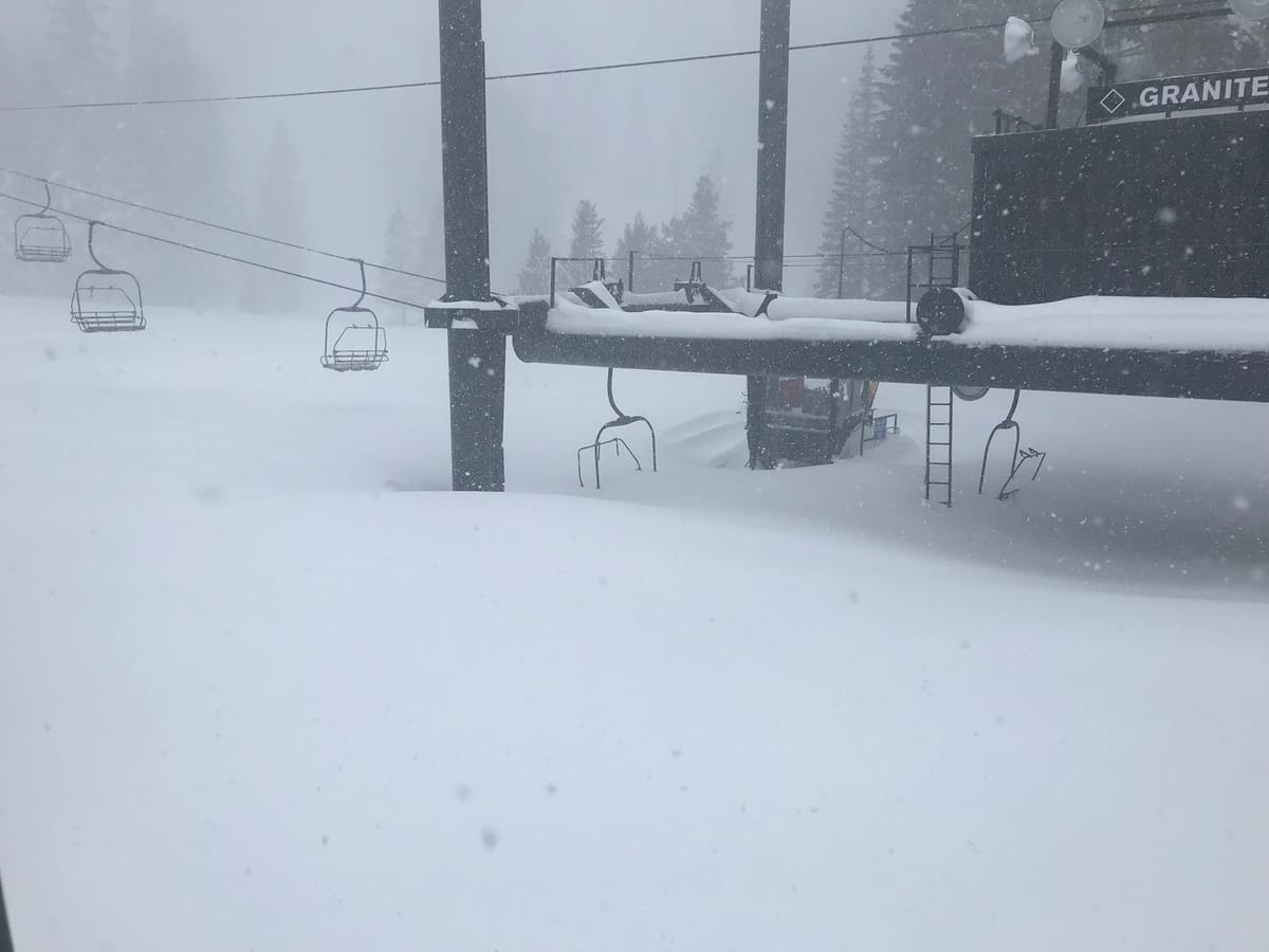 All-time Record February Snowfalls in California