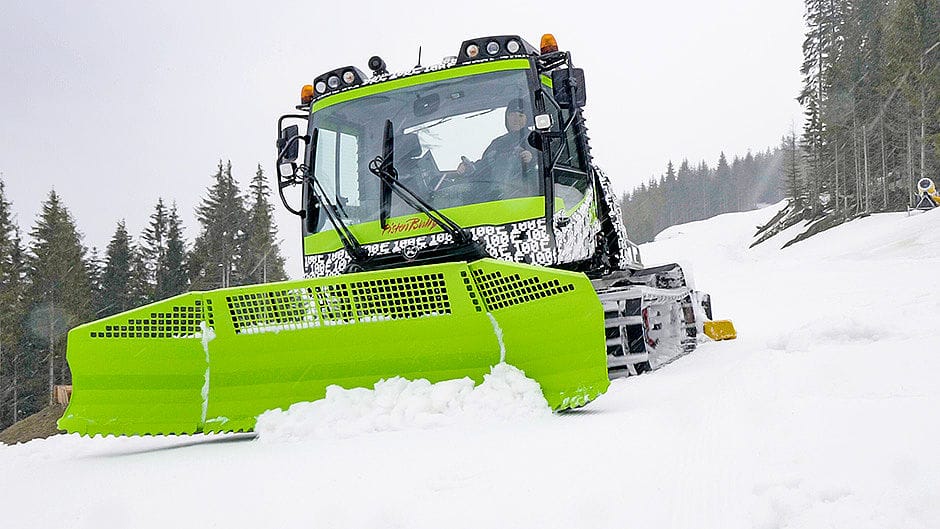 100% Electric Piste Groomer Unveiled