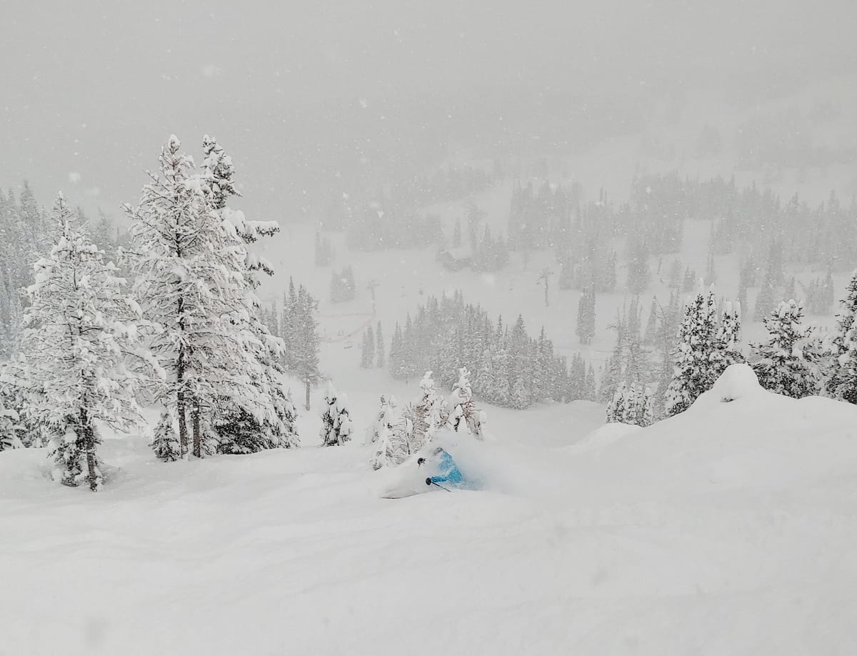 Huge Snowfalls in North-Western North America