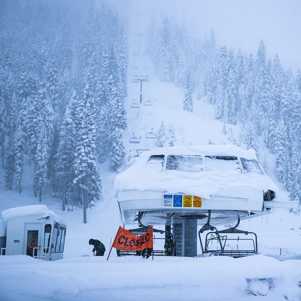 Most (But Not All) Californian Resorts Close Due To Coronavirus Just as Huge Snowfall Hits the Region
