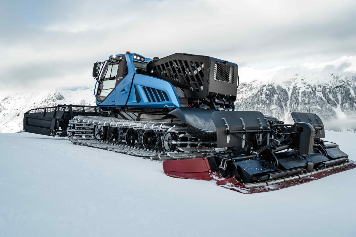 Zero-Emission Hydrogen-Powered Snow Groomer Launched
