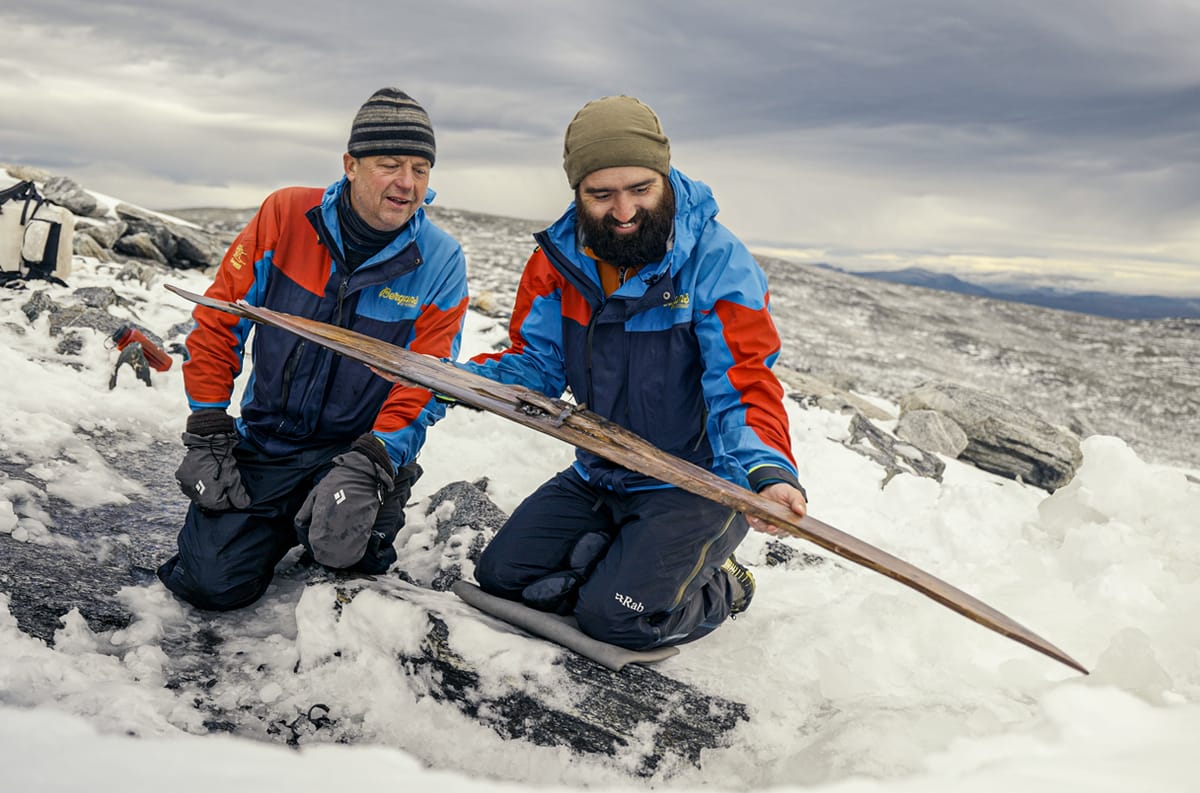 World’s Oldest Pair of Skis Reunited after 1,300 Years