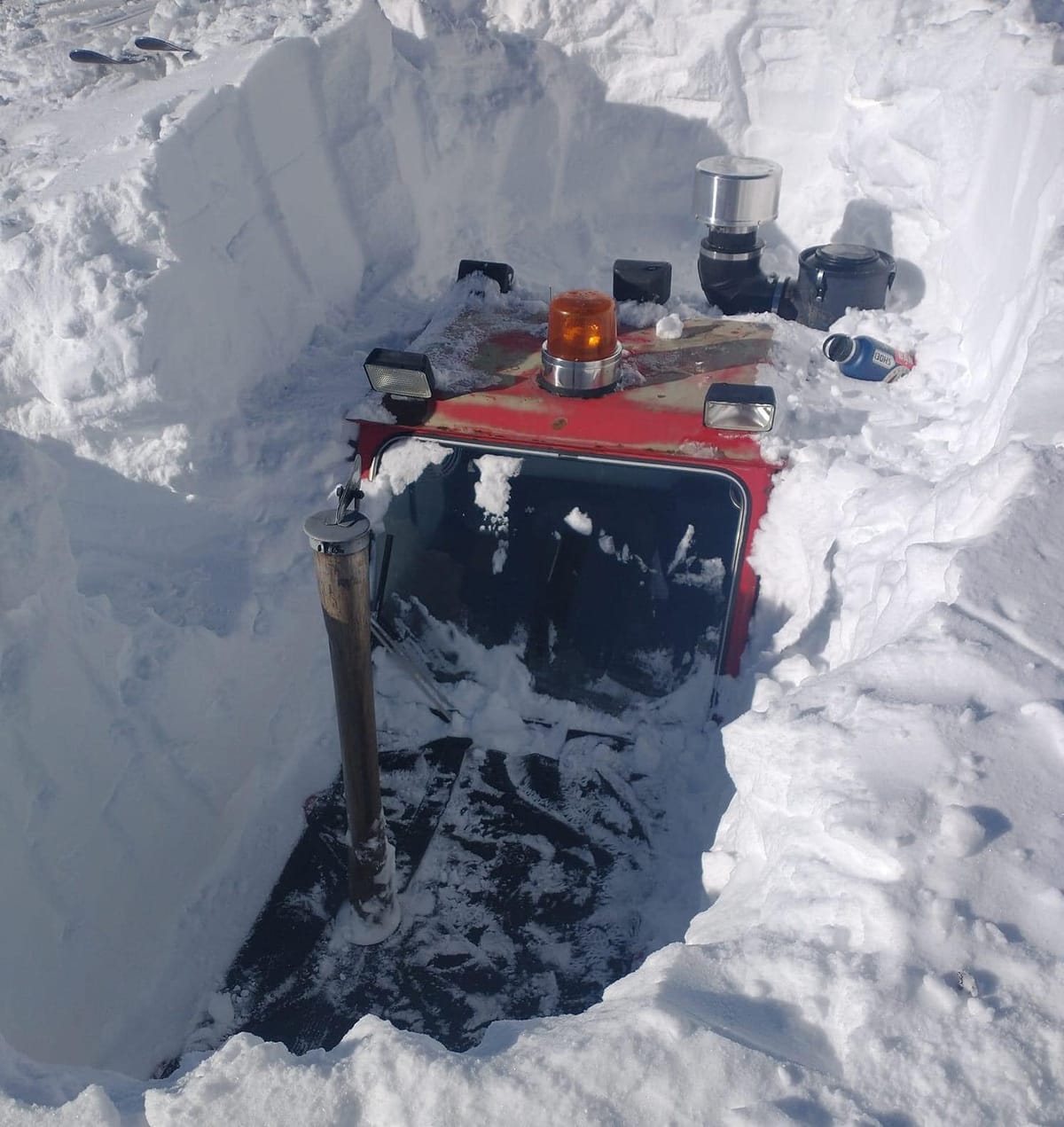 Colorado Resort Dig Up Buried Snowcat
