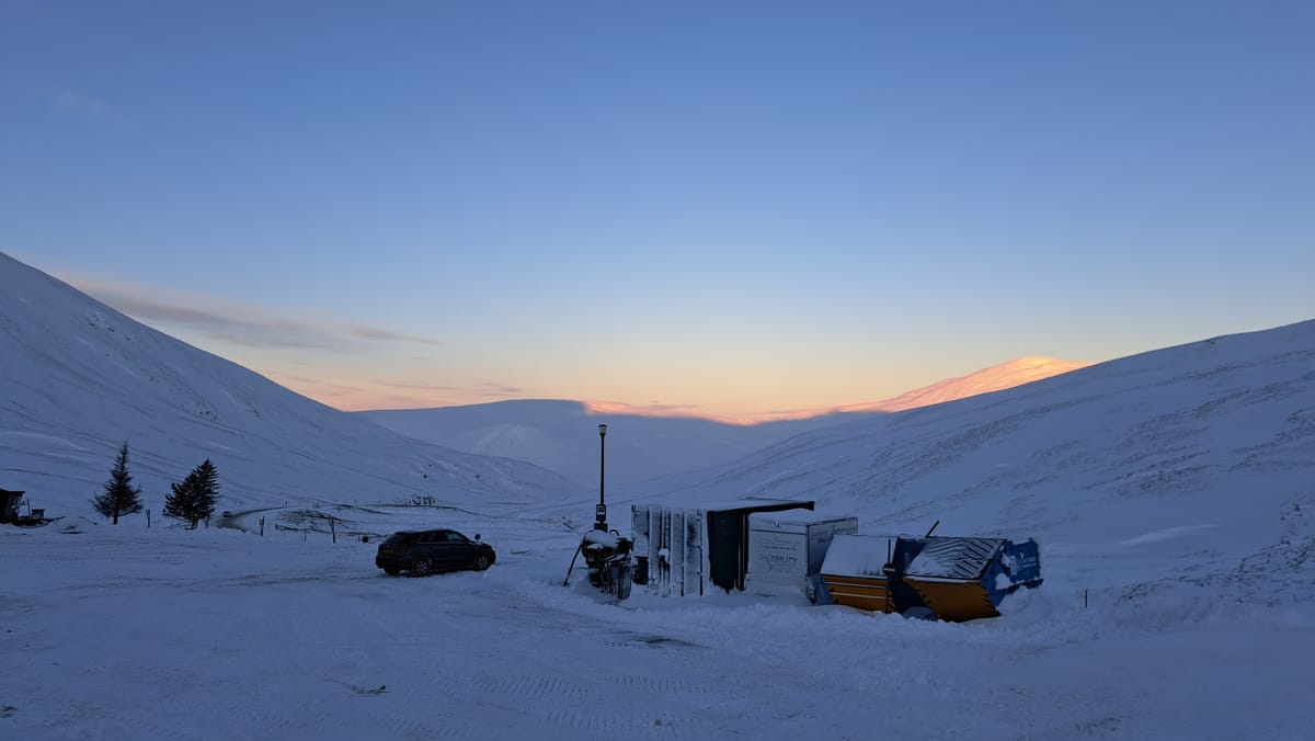 Scottish Ski Season Starting After Snowfall