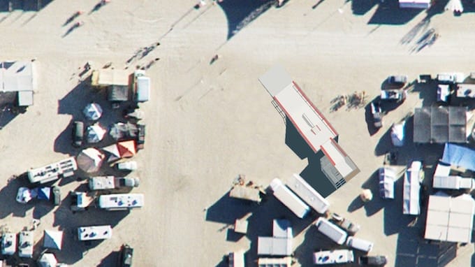 Plans for Dry Ski Slope at Burning Man Festival