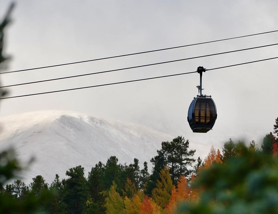 Cold Front Brings Early Elevation Snow to Western North America