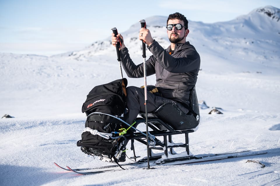 Record-Breaking Sit-Ski Across Antarctica