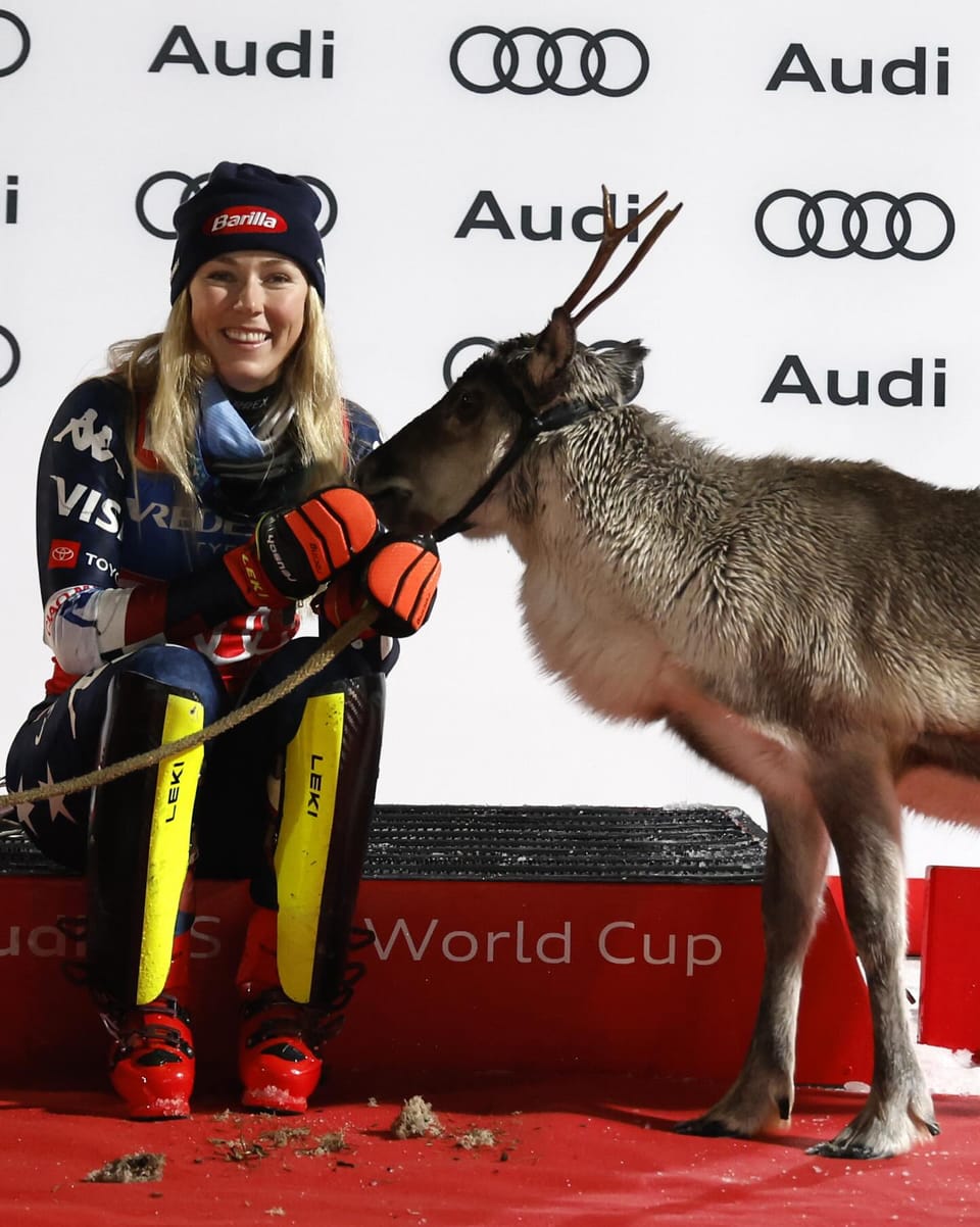 Shiffrin Wins Ninth Reindeer