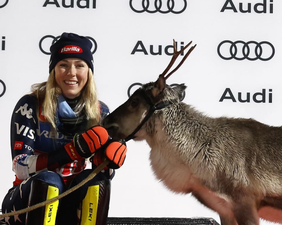 Shiffrin Wins Ninth Reindeer