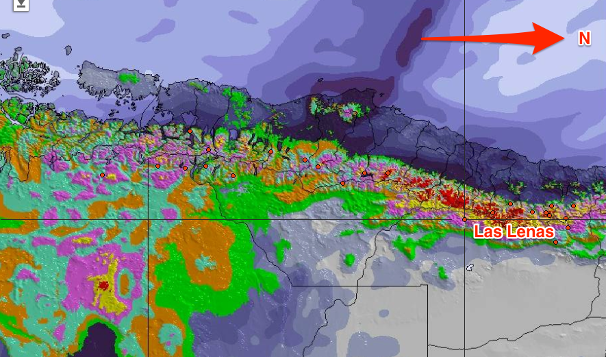 Big Snow Forecast for Argentina and Chile This Week