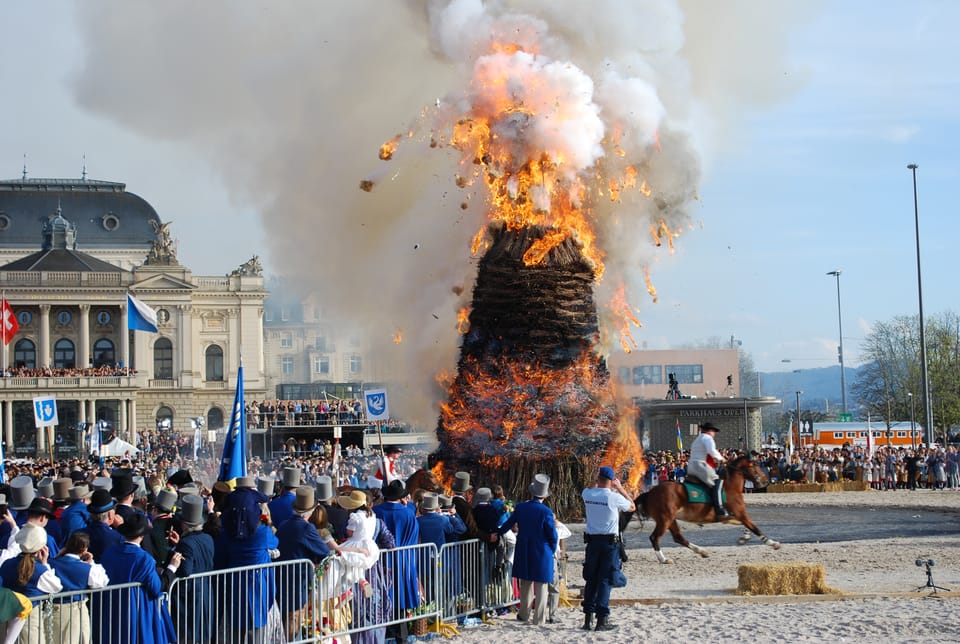 Swiss Use Exploding Snowman’s Head to Predict Whether it will Snow in Summer