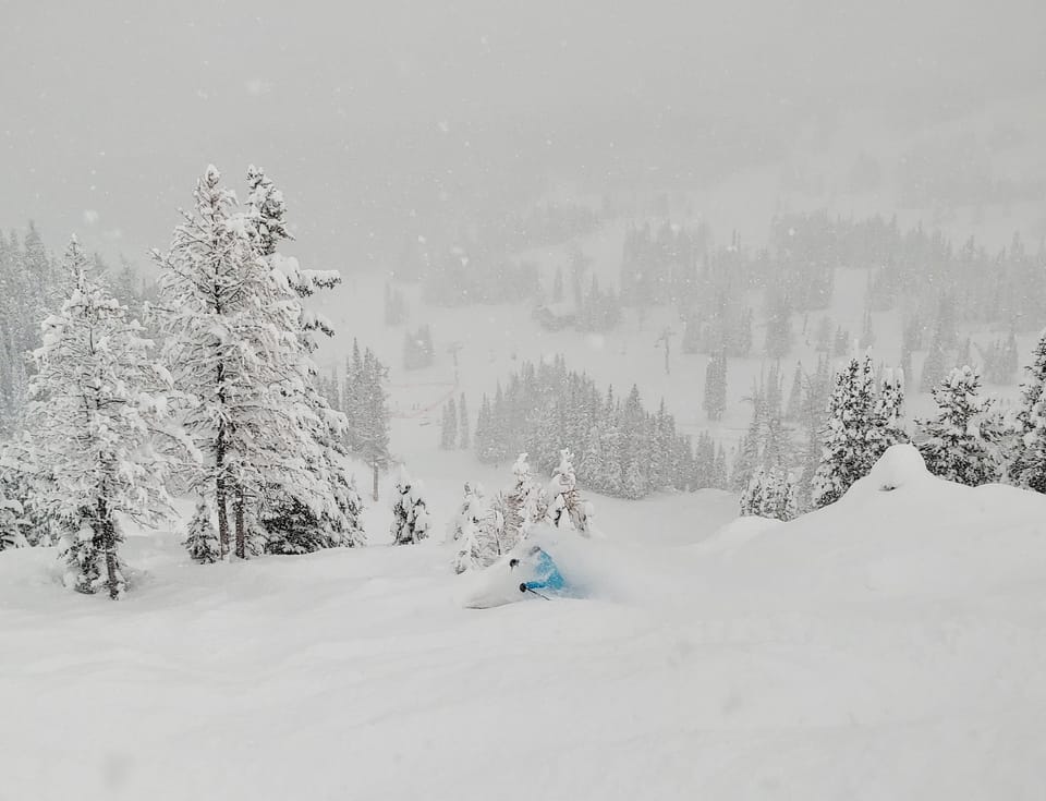 Huge Snowfalls in North-Western North America