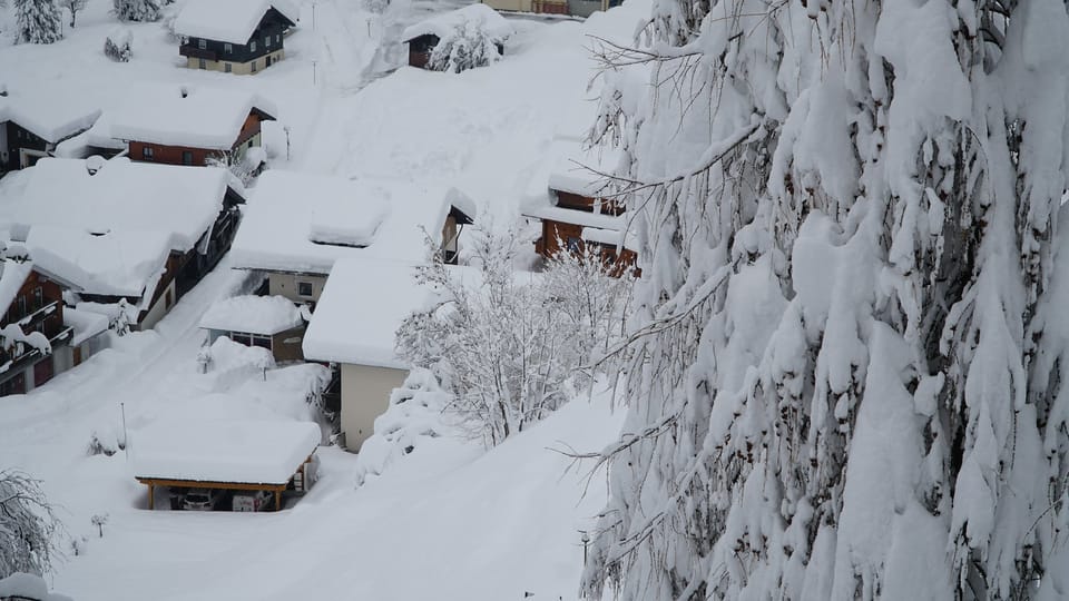 Huge Snowfalls in the Alps