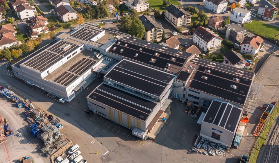 Lift Manufacturer Installs Huge Solar Energy Array