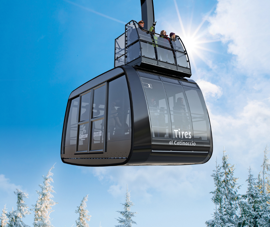 Dolomiti Superski Unveils Ride-On-The-Roof Cable Car