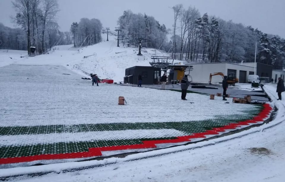 Ukraine Unveils One Of World's Largest Dry Slope Areas