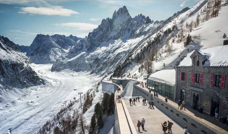 New Vallée Blanche Exit Gondola Spells the End of Infamous Steps