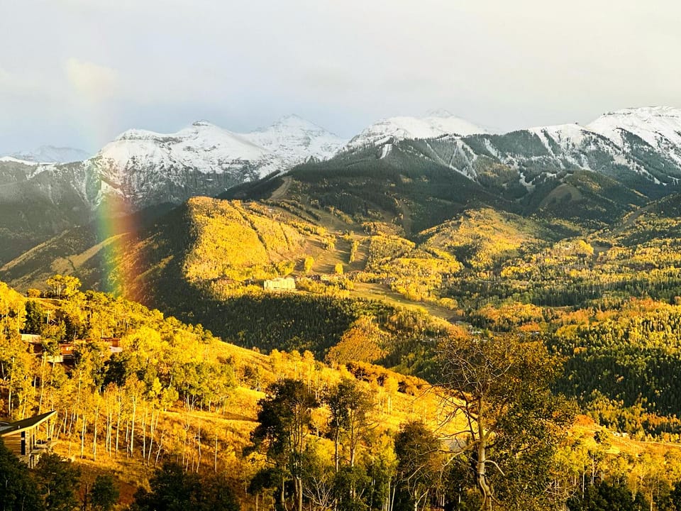 Fresh Snowfall Meets Fall Colours as Snowmaking Starts in Rockies