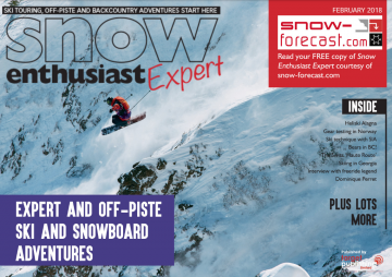 Snow Enthusiast Expert magazine cover