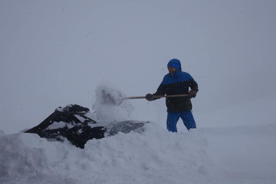 Italy snowfall