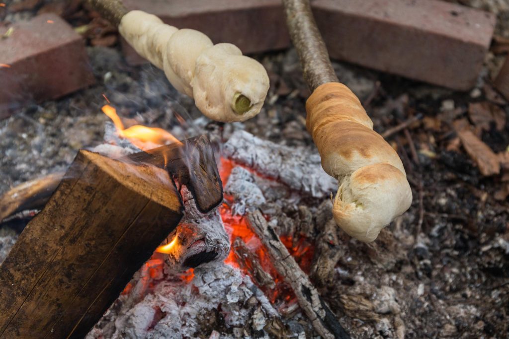 Outdoor cooking in bavaria